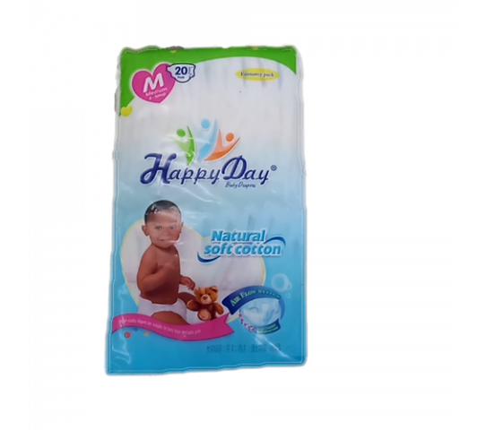 Happy Day Baby Diapers Medium 20S