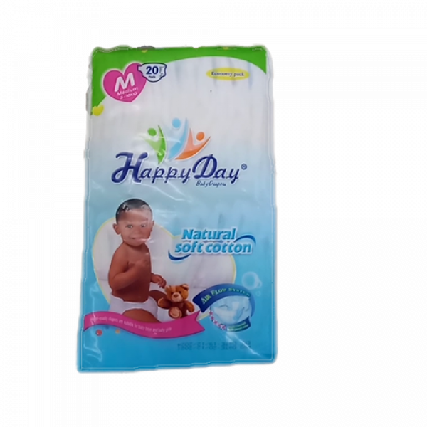 Happy Day Baby Diapers Medium 20S