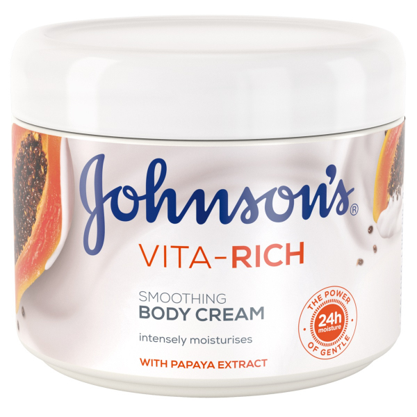 Johnsons Vita Rich Body Cream Smoothing 350Ml