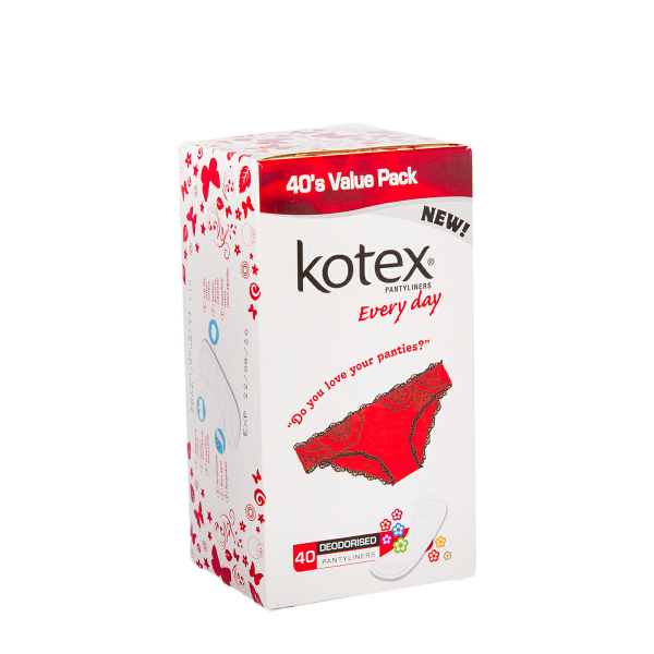 Kotex Panty Liners Deodorized 40S