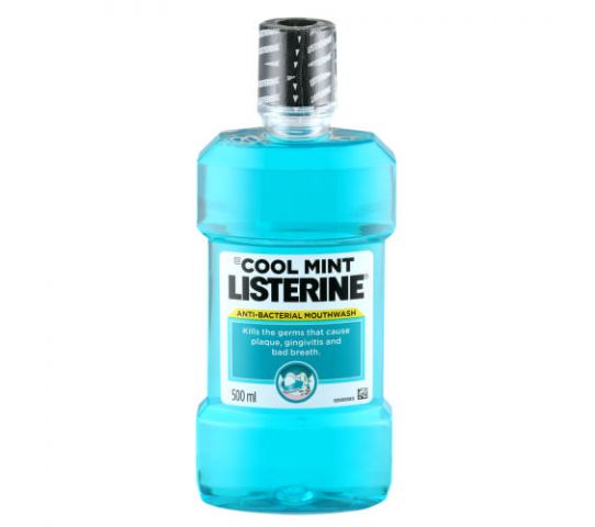 Listerine Anti Bacterial Mouthwash Cool Mint 500Ml