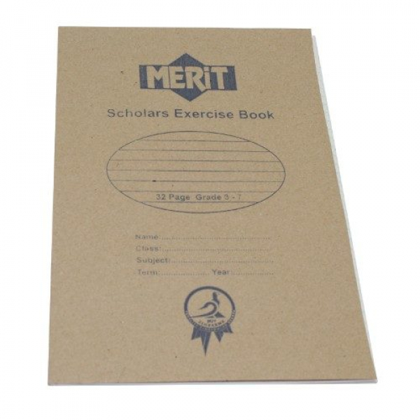 Merit Exercise Book 32Pgs 1 2 A4