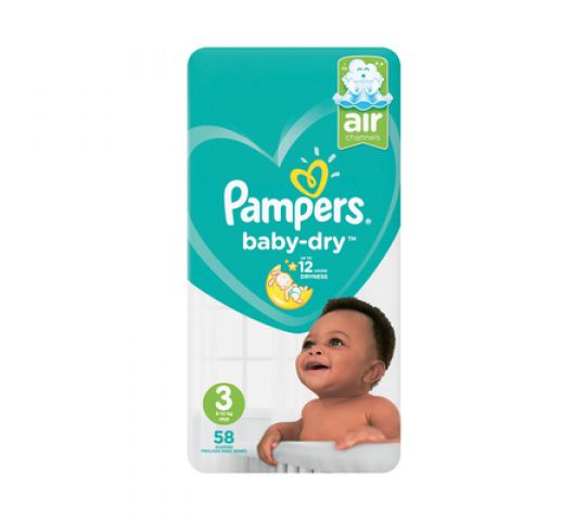 Pampers Baby Dry Size 3 58S