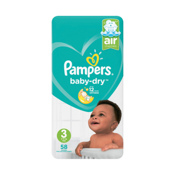 Pampers Baby Dry Size 3 58S