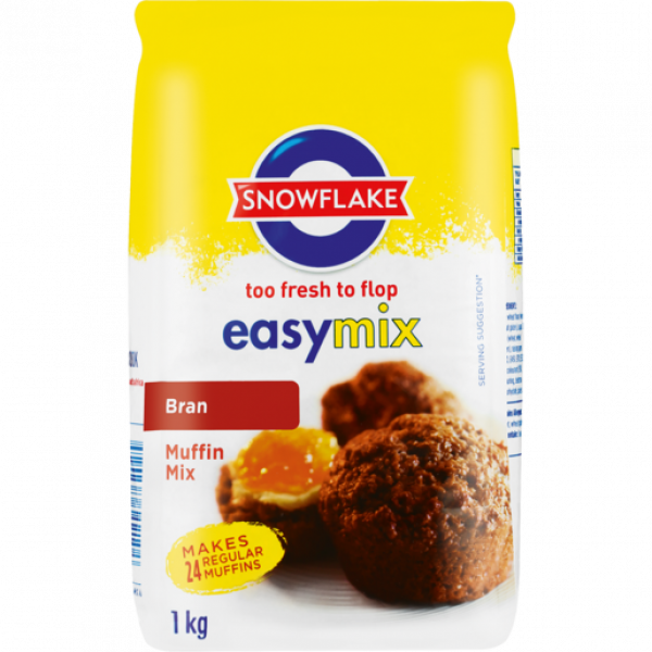 Snowflake Easy Mix Bran Muffin Mix 1Kg