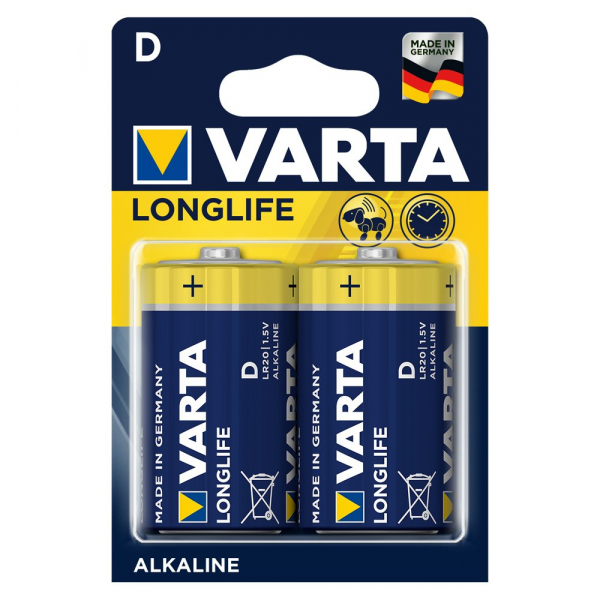 Varta Long Life Alkaline D 2S