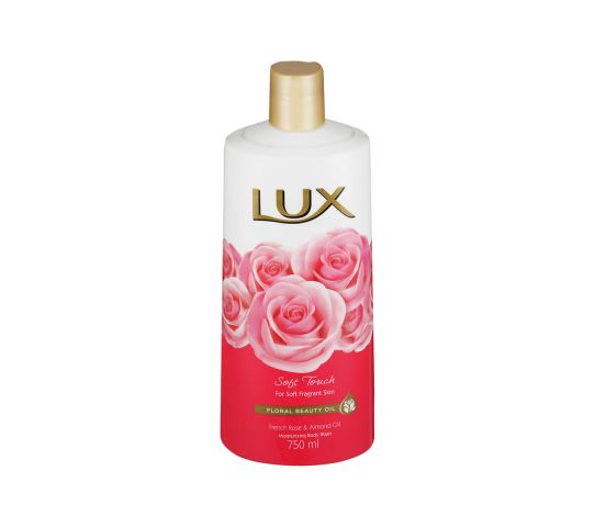 Lux Body Wash Soft Touch Rose & Almond Oil 750ML