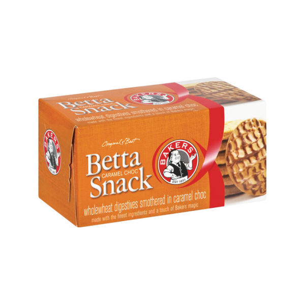 Bakers Betta Snack Caramel 200G