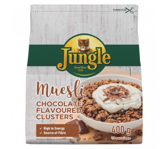 Jungle Muesli Chocolate clusters 400G