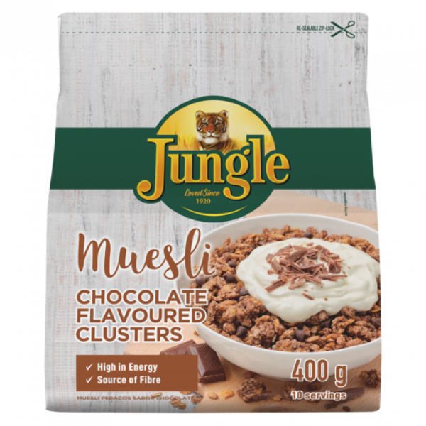 Jungle Muesli Chocolate clusters 400G