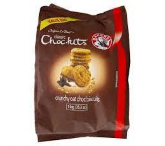 Bakers Classic Kits Crunchy Oats Choc 1KG
