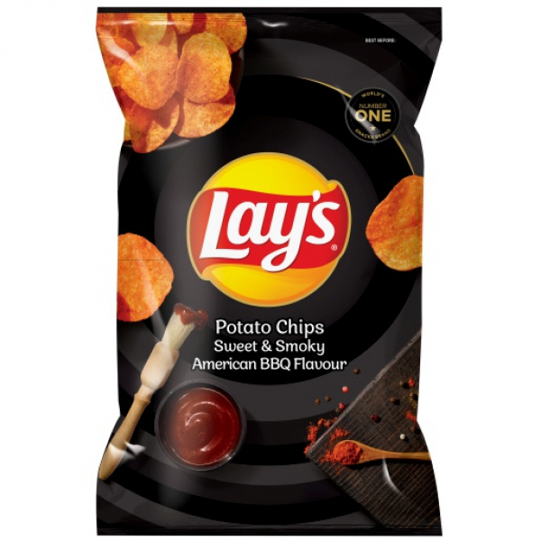 Lays Sweet & Smoky American BBQ 120G