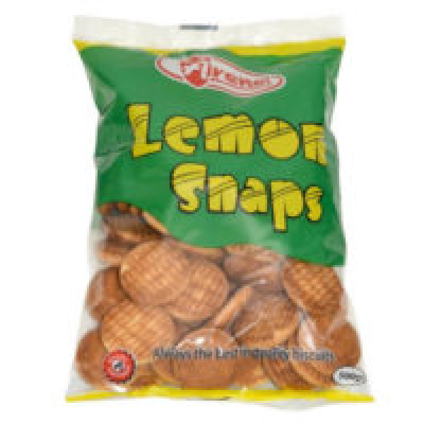 Arenel Lemon Snaps 500G