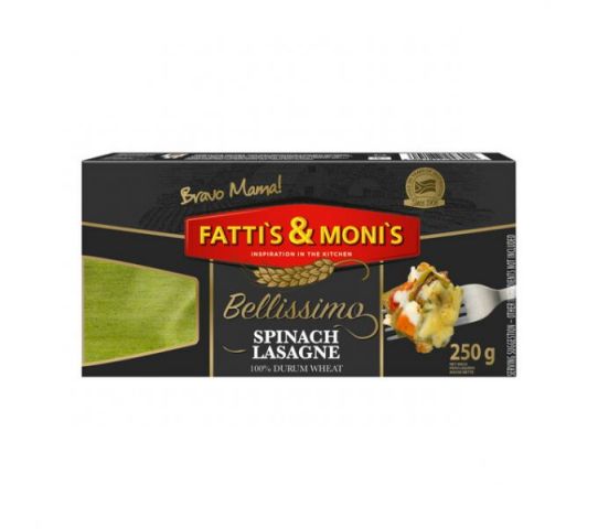Fattis Monis Bellissing Spinach Lasagne 250G
