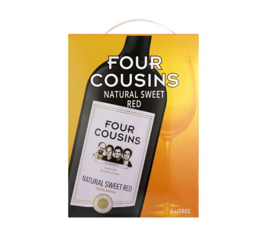 Four Cousins Natural Sweet Red Wine 3L