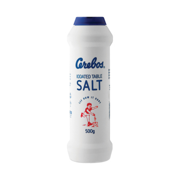 Cerebos Iodated Table Salt Flask 500G