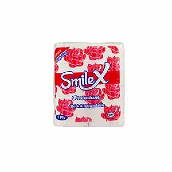 Smilex Extra Soft E White Toilet Tissue 1Ply 4S