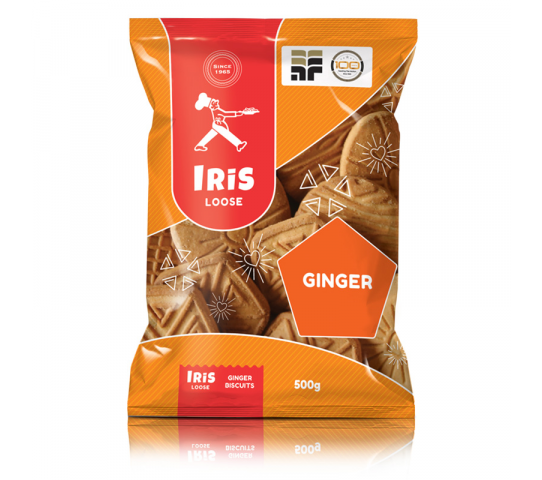 Iris Ginger Loose Biscuit 500G