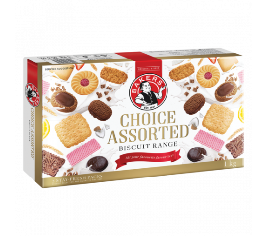 Bakers Choice Assorted Biscuits 1KG