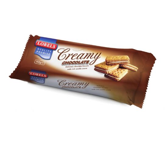 Lobels Creamy Chocolate Biscuits 150G