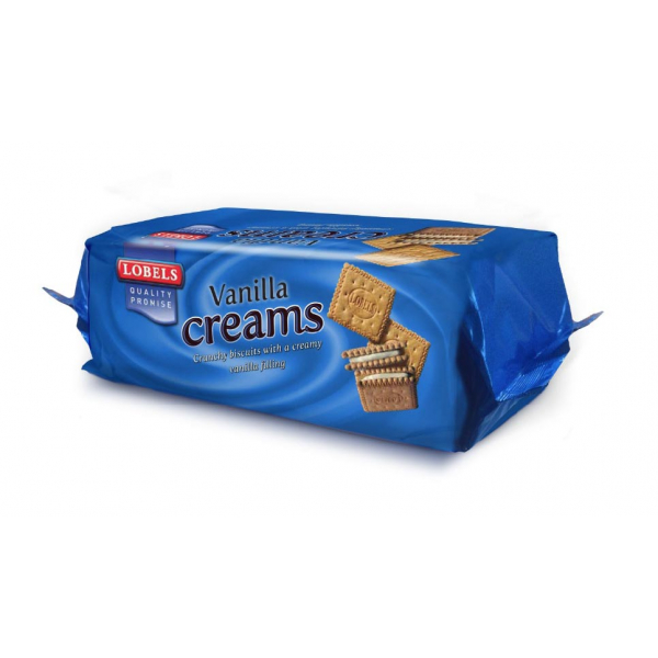 Lobels Vanilla Creams Biscuits 150G