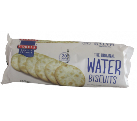 Lobels Water Biscuits 150G