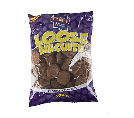 Lobels Quality Loose Biscuits Chocolate 500G